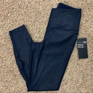 NEW Faux Leather Athletic Ankle Length Leggings